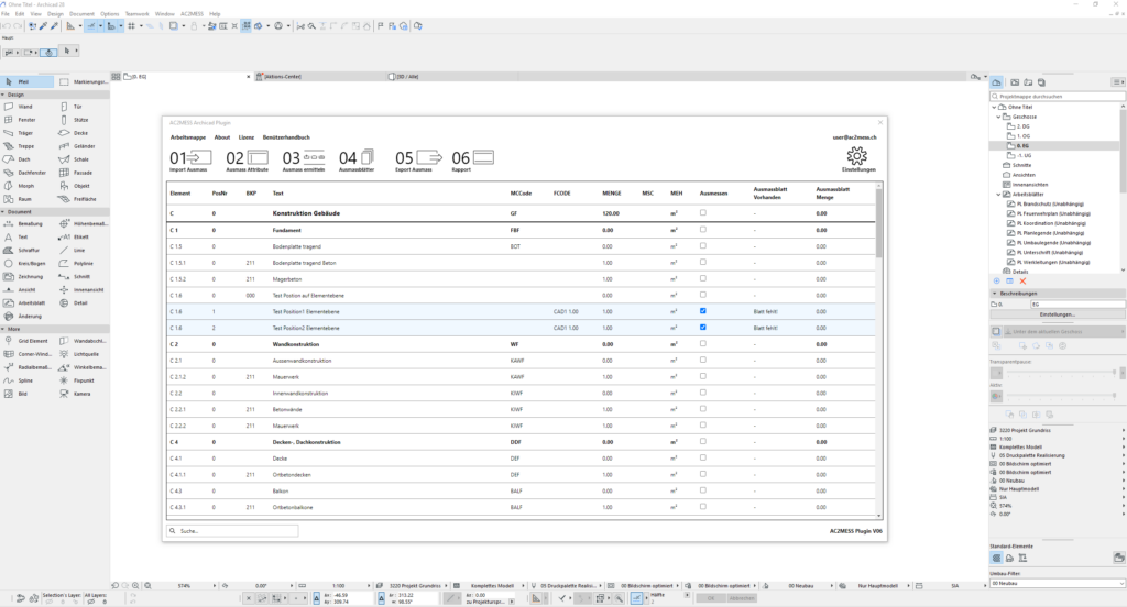 Referenzprojekt zu Software AC2MESS