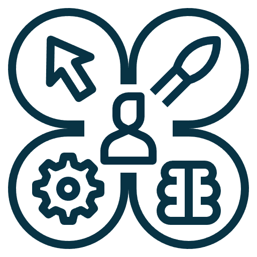 Kreativität als Symbol für UI-Design