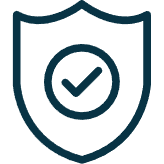 Sicherheitsbadge als Symbol für Vertraulichkeit