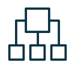 Organigramm als Symbol für  Beratung Strukturentwicklung